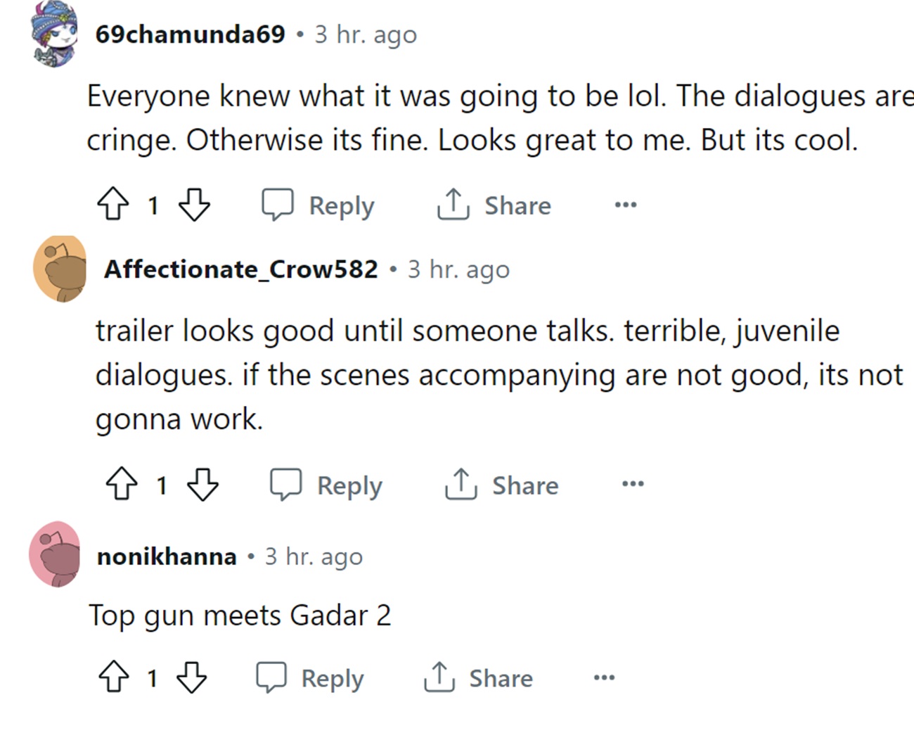 Fighter Trailer Criticism