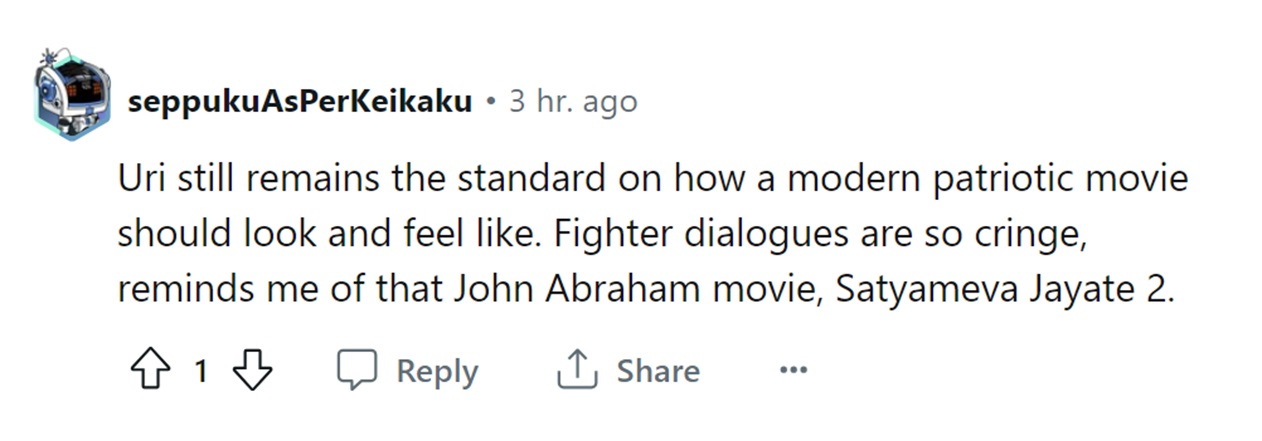 Fighter Trailer Criticism