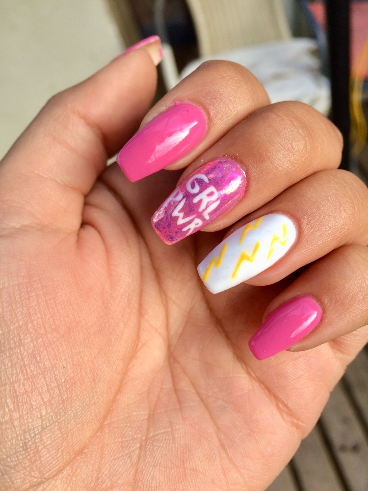 bright women’s day nail art design-11