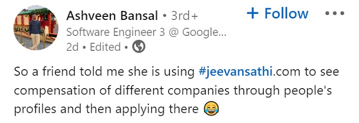 Woman Using Jeevansathi for Finding Salary Packages-06