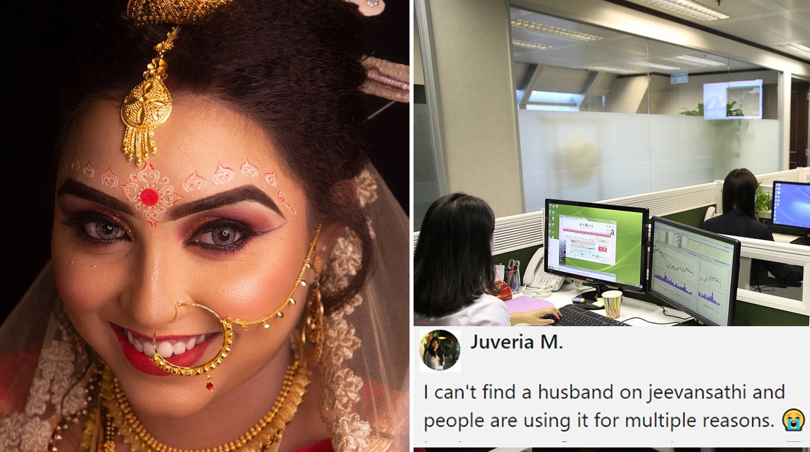 Woman Using Jeevansathi for Finding Salary Packages-07