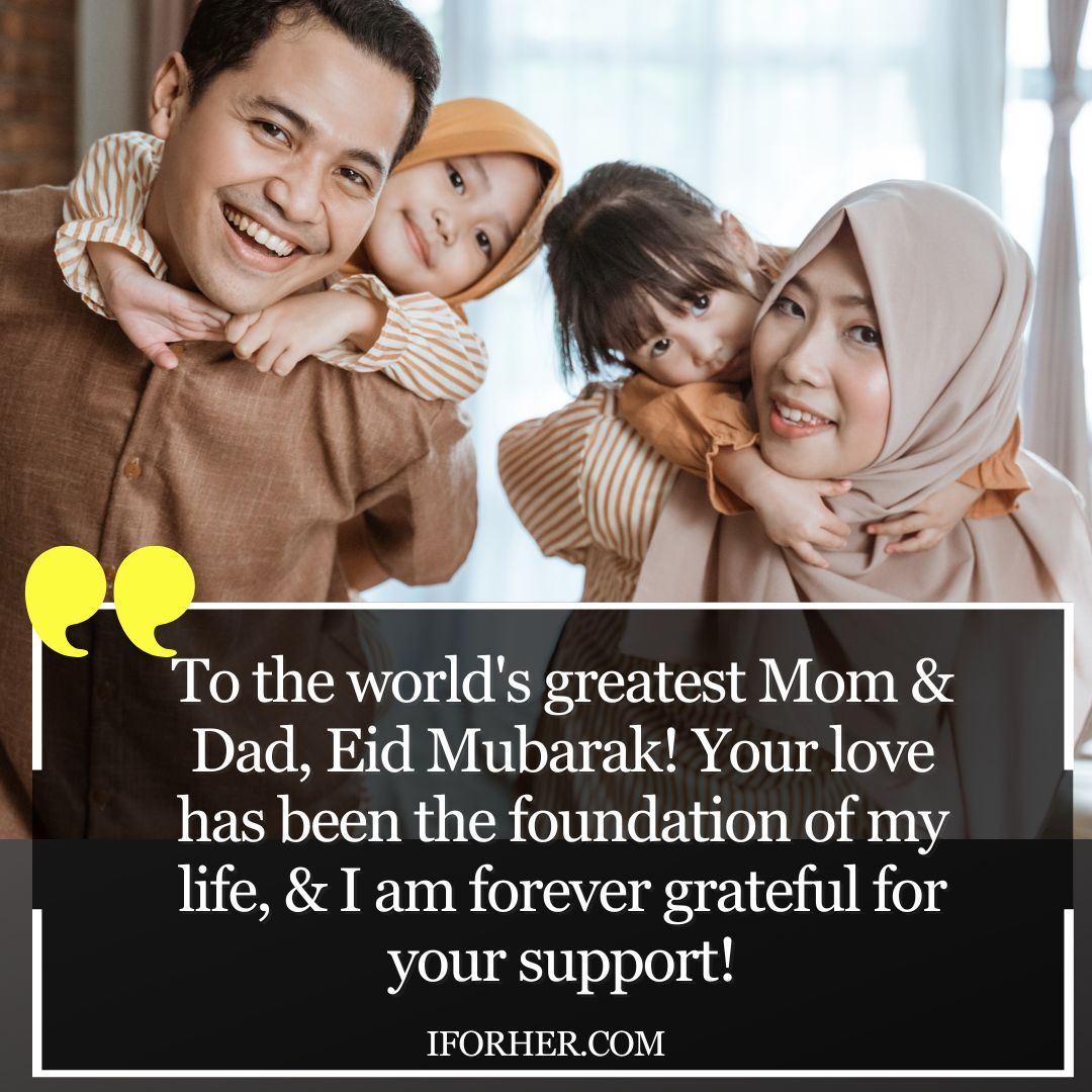 Eid Wishes for mother, father - IForHer