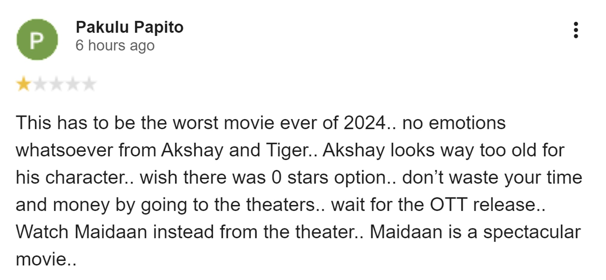 Bade Miya CHote Miyan - Review 05