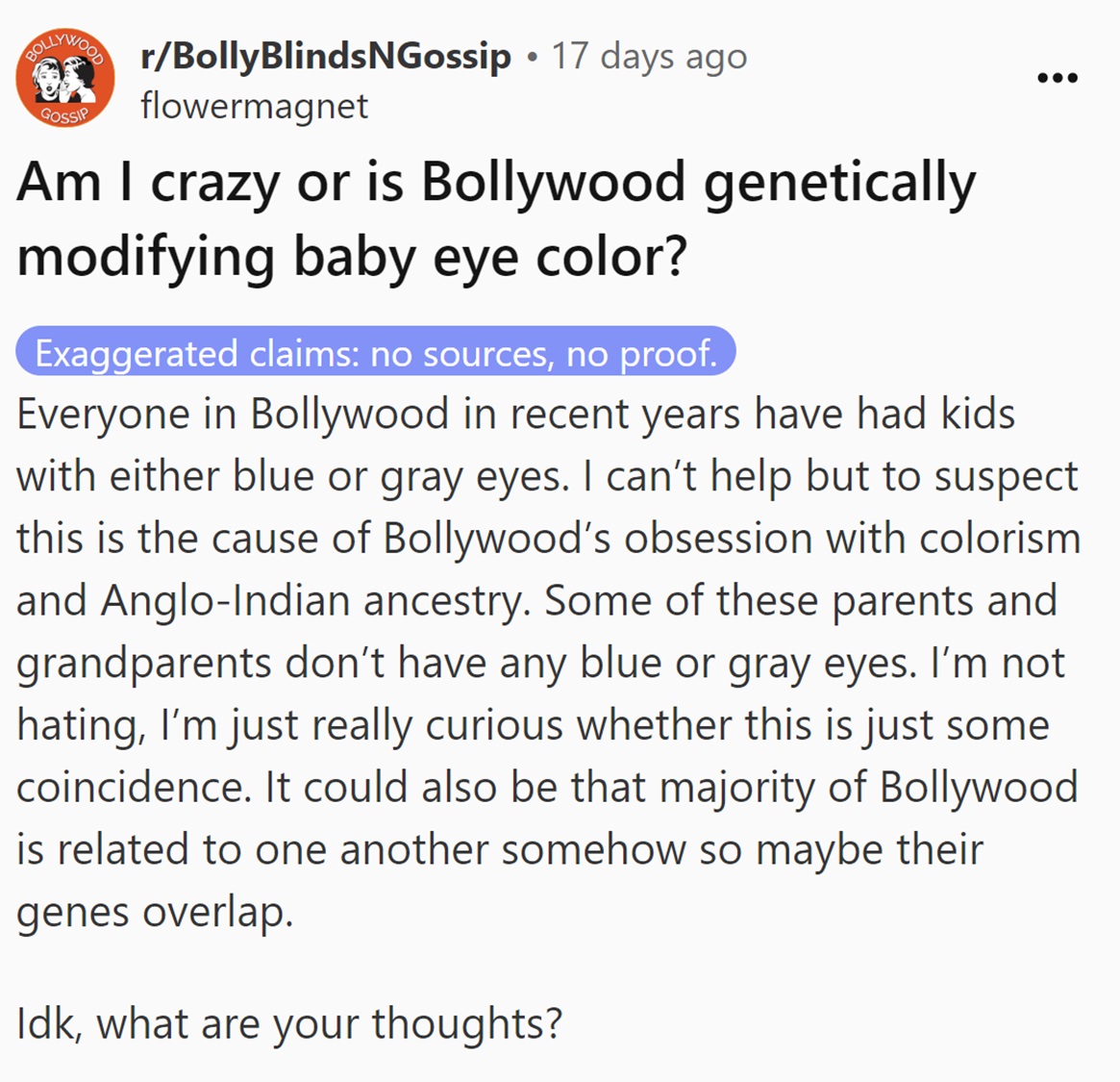 Is Bollywood Modifying Eyes of Babies - 00