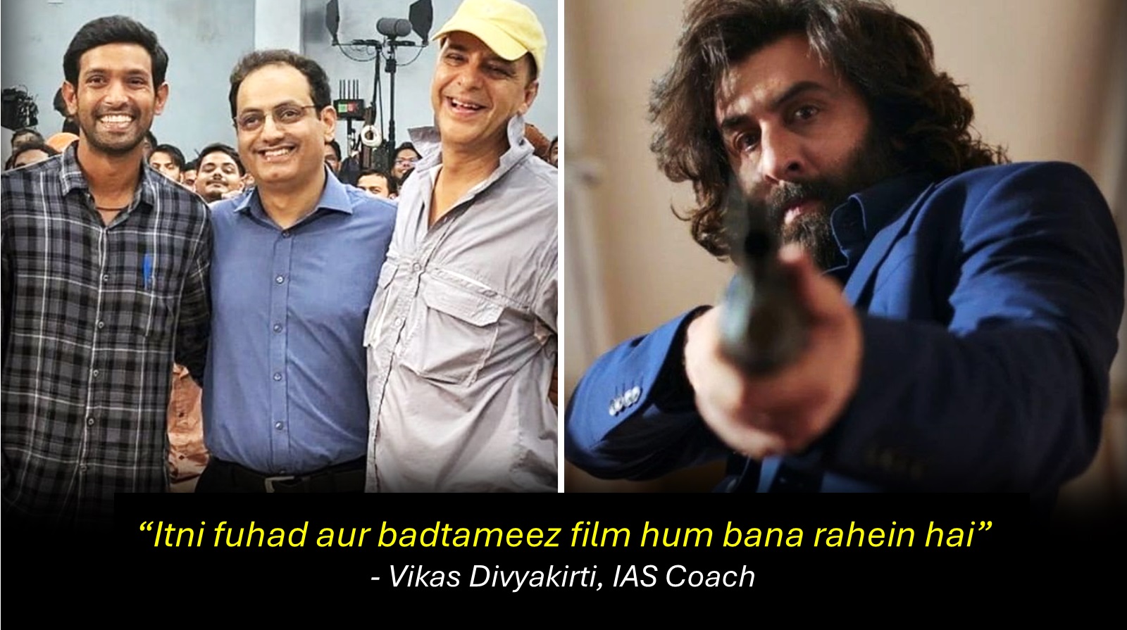 Vikas Divyakirti On Animal - Badtameez and fuhad film