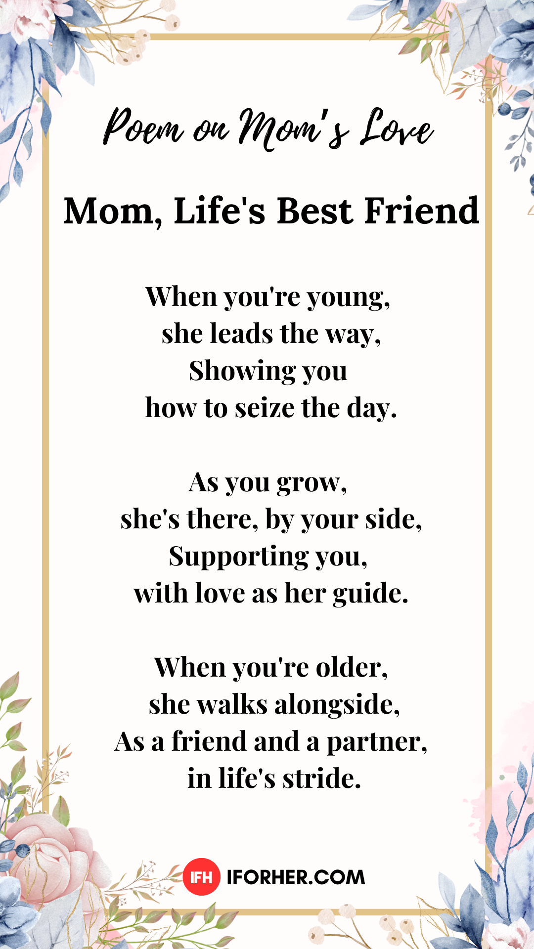 Mother's Day Poem: Poem on Mom's Love - Mom Life Best Friend