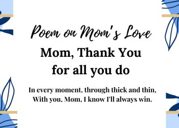 Poem on Mothers Love - Mothers Day Special