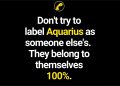 Aquarius Quotes on their personality